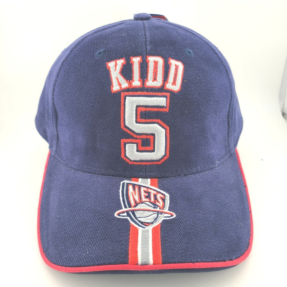 New Jersey Nets Jason Kidd #5 Drew Pearson Vintage Y2K Strapback NBA Basketball